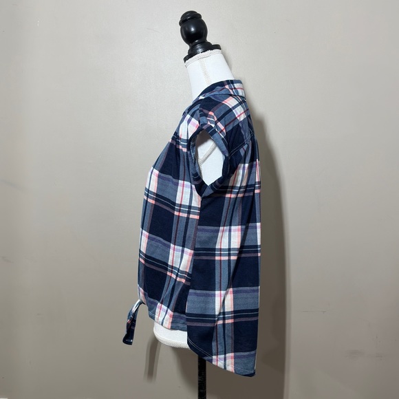 New York Laundry || Women's Plaid Sleeveless Bold Top size Small - Picture 4 of 7